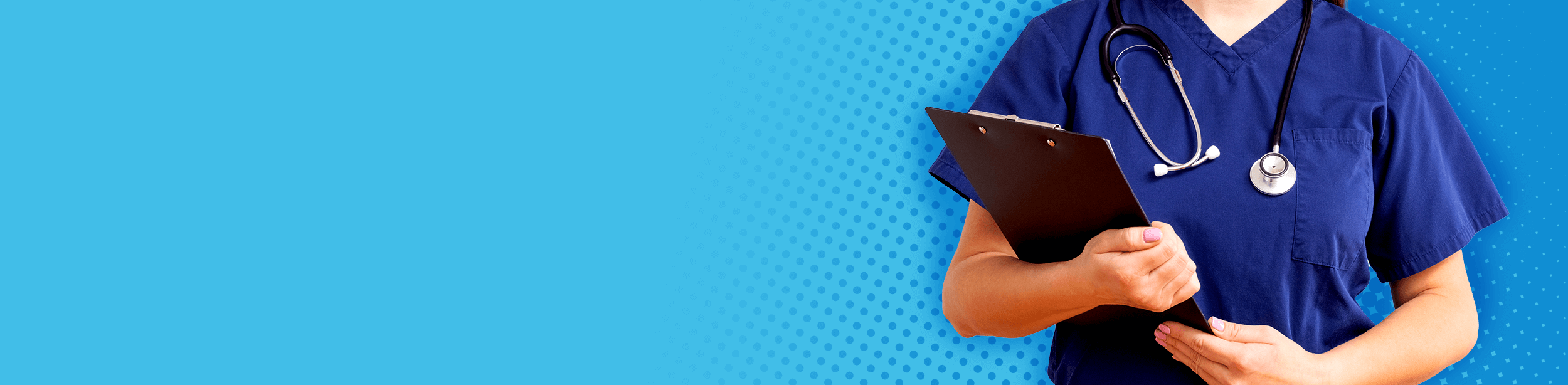 Doctor with clipboard